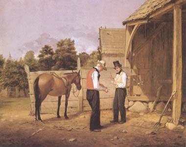 William Sidney Mount The Horse Dealers (mk09) oil painting picture